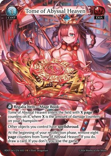 |GA09|<1st>[RDO-EN-035](UR) Tome of Abyssal Heaven