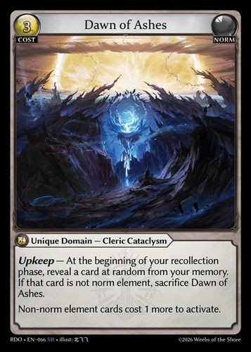|GA09|<1st>[RDO-EN-066](SR) Dawn of Ashes
