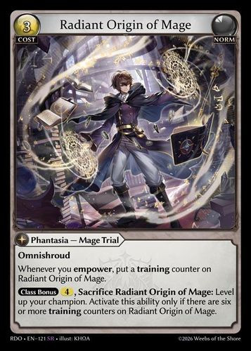 |GA09|<1st>[RDO-EN-121](SR) Radiant Origin of Mage