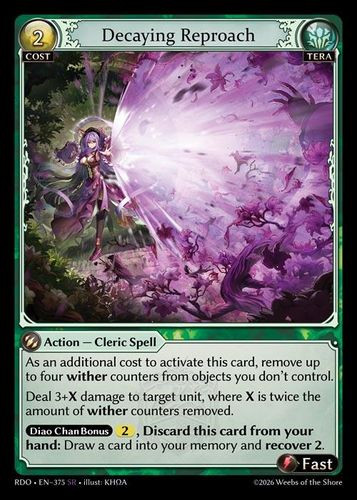 |GA09|<1st>[RDO-EN-375](SR) Decaying Reproach