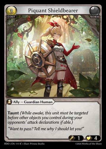 |GA09|<1st>[RDO-EN-111](C) Piquant Shieldbearer {Foil}