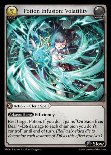 |GA09|<1st>[RDO-EN-114](R) Potion Infusion: Volatility {Foil}