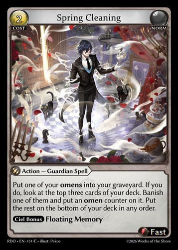 |GA09|<1st>[RDO-EN-151](C) Spring Cleaning {Foil}
