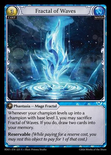 |GA09|<1st>[RDO-EN-225](R) Fractal of Waves {Foil}