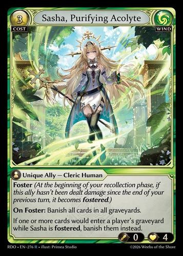 |GA09|<1st>[RDO-EN-276](R) Sasha, Purifying Acolyte {Foil}