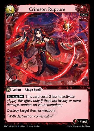 |GA09|<1st>[RDO-EN-339](R) Crimson Rupture {Foil}