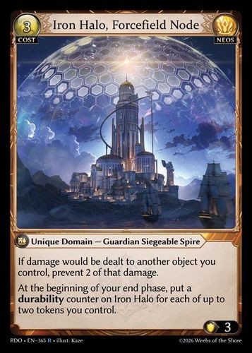 |GA09|<1st>[RDO-EN-365](R) Iron Halo, Forcefield Node {Foil}