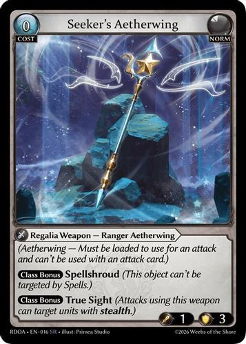|GA09|<1st>[RDOA-EN-16](SR) Seeker's Aetherwing {Alt Foil}