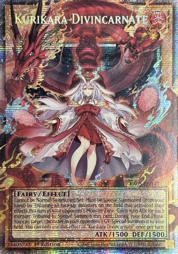 [RA05-EN147] Kurikara Divincarnate (Extended Art) (Starlight Rare)<1st>