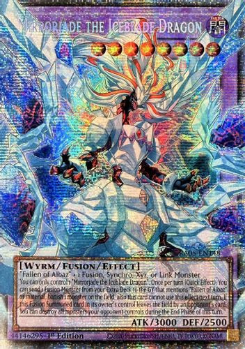 [RA05-EN148] Mirrorjade the Iceblade Dragon (Extended Art) (Starlight Rare)<1st>