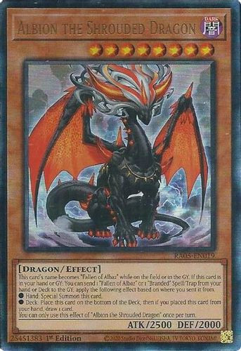 [RA05-EN019] Albion the Shrouded Dragon (Ultimate Rare)<1st>