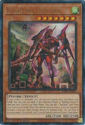 [RA05-EN025] Kashtira Unicorn (Ultimate Rare)<1st>