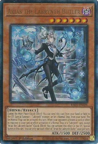 [RA05-EN028] Arias the Labrynth Butler (Ultimate Rare)<1st>
