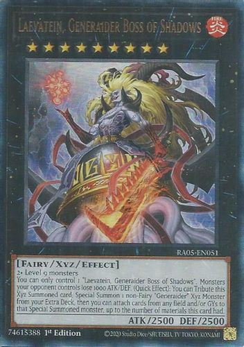 [RA05-EN051] Laevatein, Generaider Boss of Shadows (Ultimate Rare)<1st>