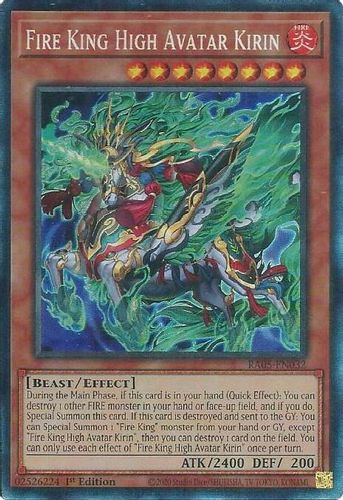 [RA05-EN032] Fire King High Avatar Kirin (Collector's Rare)<1st>