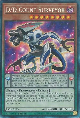 [RA05-EN034] D/D Count Surveyor (Collector's Rare)<1st>