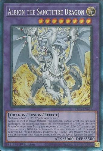 [RA05-EN037] Albion the Sanctifire Dragon (Collector's Rare)<1st>