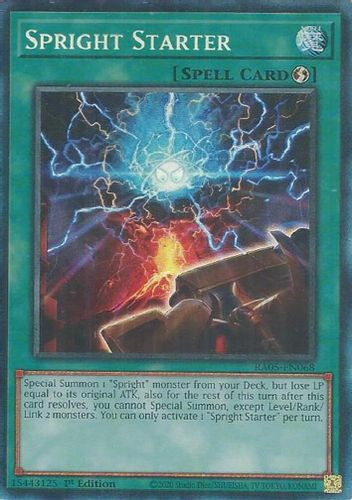 [RA05-EN068] Spright Starter (Collector's Rare)<1st>