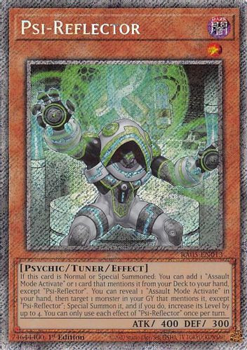 [RA05-EN013] Psi-Reflector (Platinum Secret Rare)<1st>