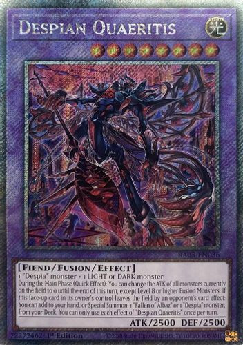 [RA05-EN036] Despian Quaeritis (Platinum Secret Rare)<1st>