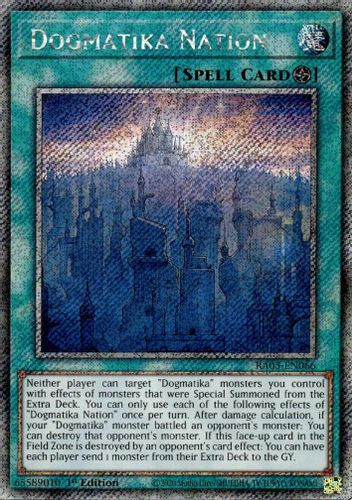 [RA05-EN066] Dogmatika Nation (Platinum Secret Rare)<1st>