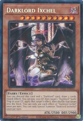 [RA05-EN010] Darklord Ixchel (Secret Rare)<1st>