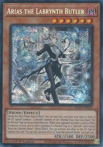 [RA05-EN028] Arias the Labrynth Butler (Secret Rare)<1st>