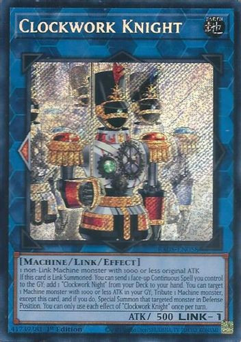 [RA05-EN058] Clockwork Knight (Secret Rare)<1st>