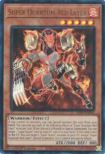 [RA05-EN008] Super Quantum Red Layer (Ultra Rare)<1st>