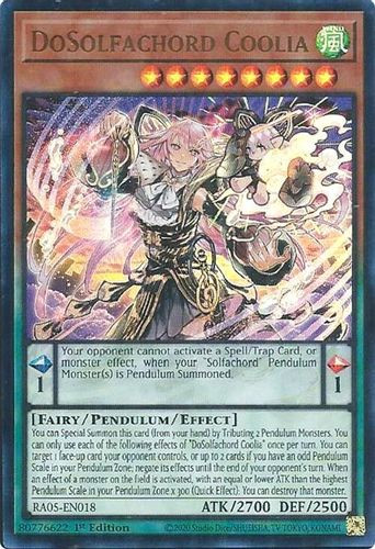 [RA05-EN018] DoSolfachord Coolia (Ultra Rare)<1st>