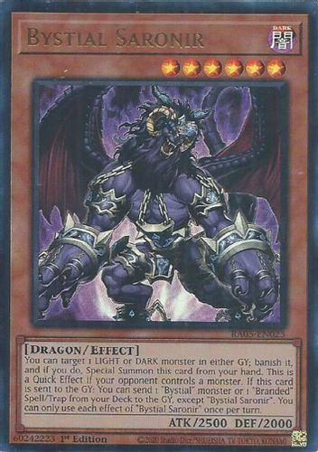 [RA05-EN023] Bystial Saronir (Ultra Rare)<1st>