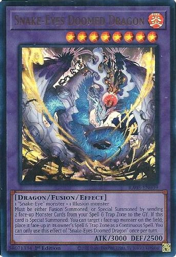 [RA05-EN039] Snake-Eyes Doomed Dragon (Ultra Rare)<1st>