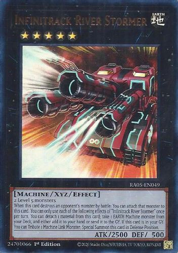 [RA05-EN049] Infinitrack River Stormer (Ultra Rare)<1st>