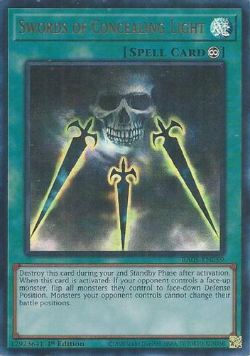 [RA05-EN059] Swords of Concealing Light (Ultra Rare)<1st>