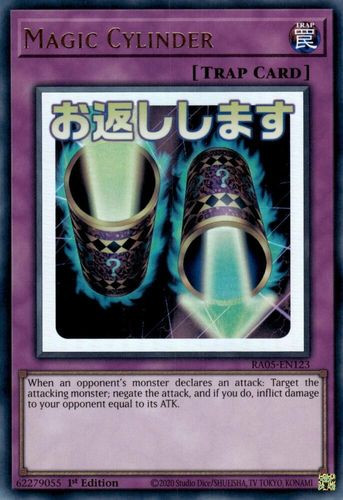 [RA05-EN123] Magic Cylinder (Text Art) (Ultra Rare)<1st>