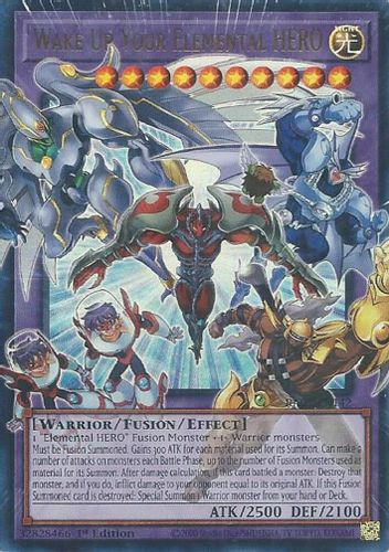 [RA05-EN142] Wake Up Your Elemental HERO (Extended Art) (Ultra Rare)<1st>