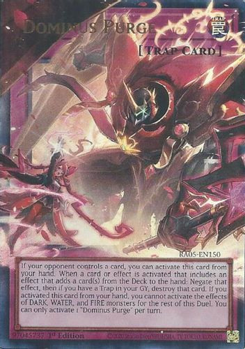 [RA05-EN150] Dominus Purge (Extended Art) (Ultra Rare)<1st>