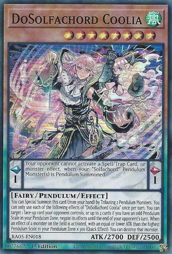[RA05-EN018] DoSolfachord Coolia (Super Rare)<1st>