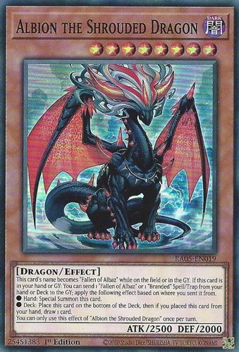 [RA05-EN019] Albion the Shrouded Dragon (Super Rare)<1st>