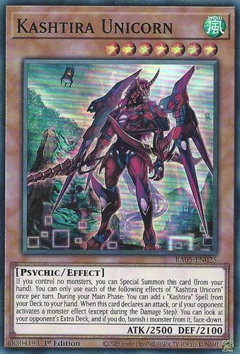 [RA05-EN025] Kashtira Unicorn (Super Rare)<1st>