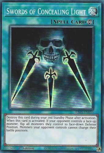 [RA05-EN059] Swords of Concealing Light (Super Rare)<1st>