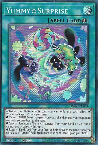 [RA05-EN074] YummySurprise (Super Rare)<1st>