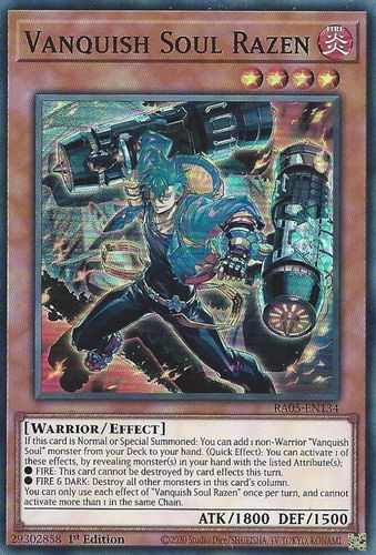 [RA05-EN134] Vanquish Soul Razen (Standard Art) (Super Rare)<1st>