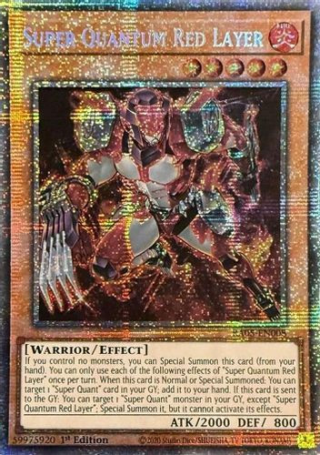 [RA05-EN008] Super Quantum Red Layer (Starlight Rare)<1st>