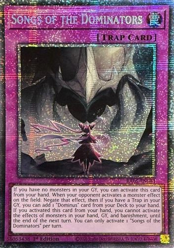 [RA05-EN081] Songs of the Dominators (Starlight Rare)<1st>