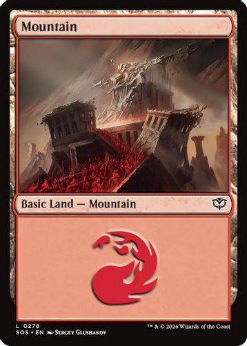 [SOS-0278](L) Mountain (Foil)
