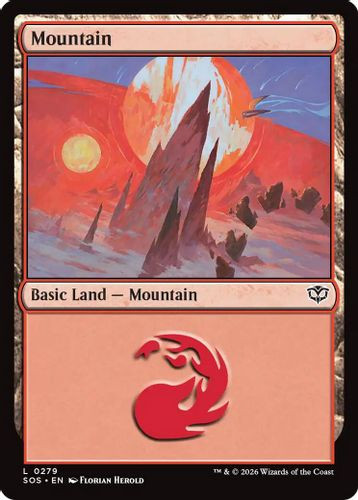 [SOS-0279](L) Mountain (Foil)