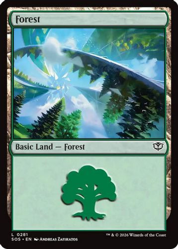 [SOS-0281](L) Forest (Foil)