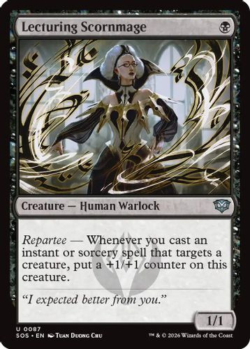 [SOS-0087](U) Lecturing Scornmage (Foil)