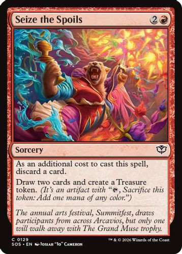 [SOS-0129](C) Seize the Spoils (Foil)